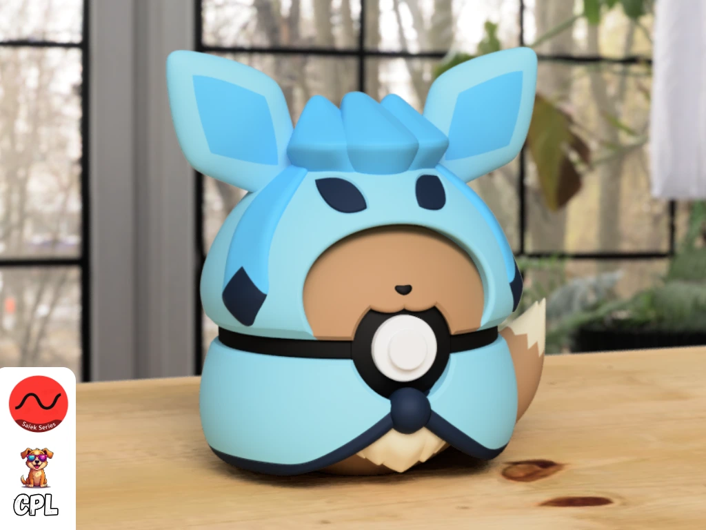 Eevee Glaceon Poncho