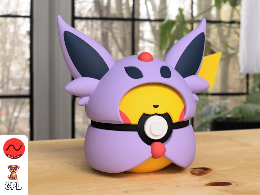 Pikachu Espeon Poncho