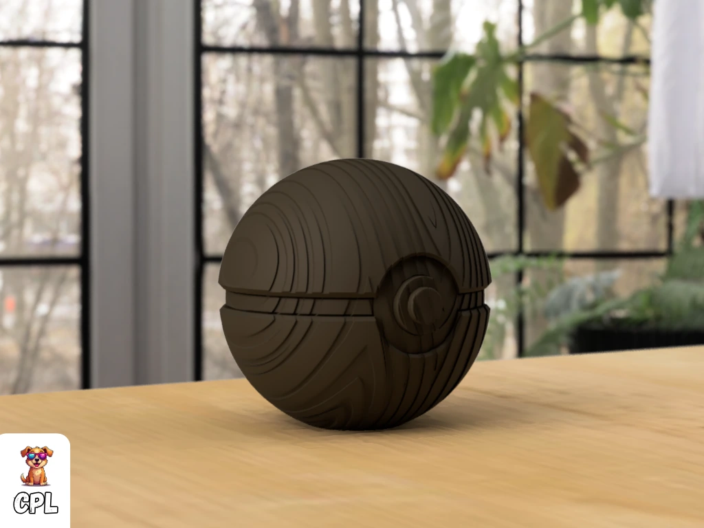 Wooden Poke Ball